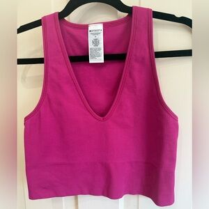 Athleta Aurora Seamless Rib Tank - Iceplant pink